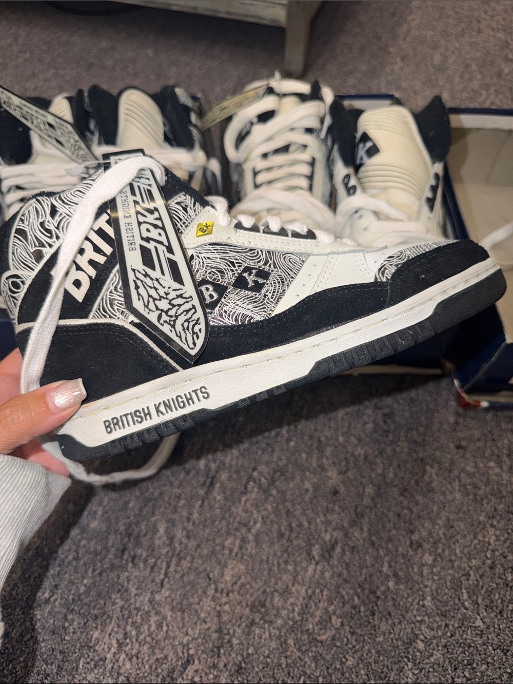 4 pairs- Vintage British Knights Ultimate High Top Sneakers – Classic 1990